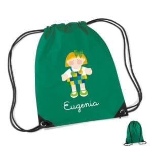 Bolsa Gym Sac cuadritos niña