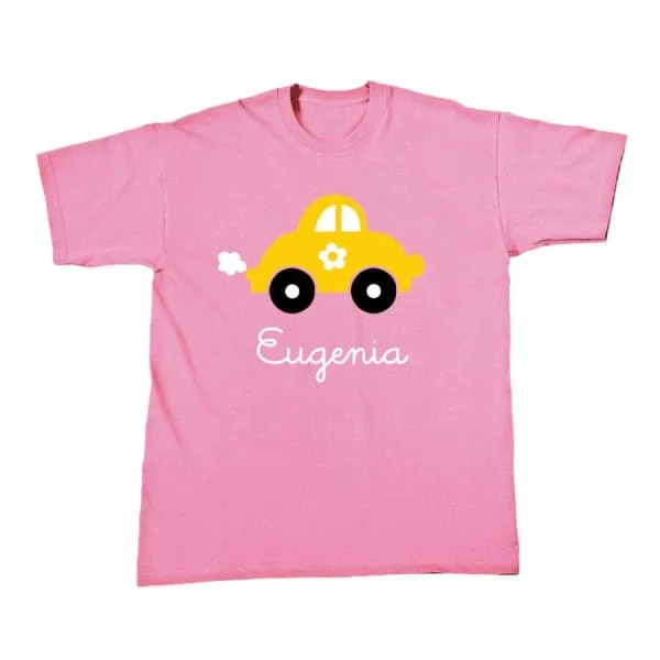 Camiseta coche flor - Imagen 3