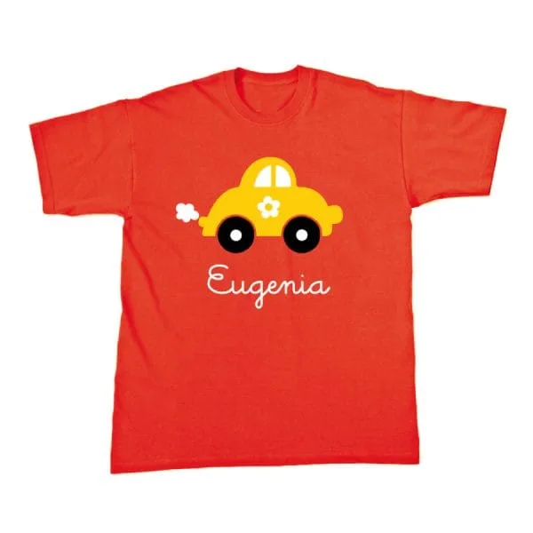 Camiseta coche flor - Imagen 4