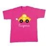 Camiseta coche flor - Imagen 5
