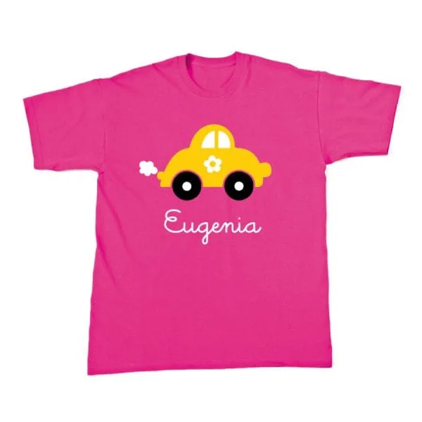 Camiseta coche flor - Imagen 5