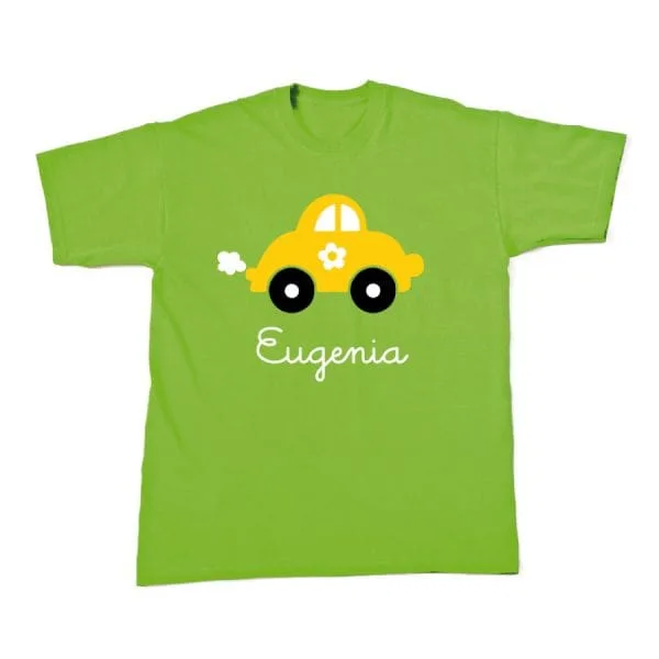 Camiseta coche flor - Imagen 7