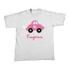 Camiseta coche flor - Imagen 8