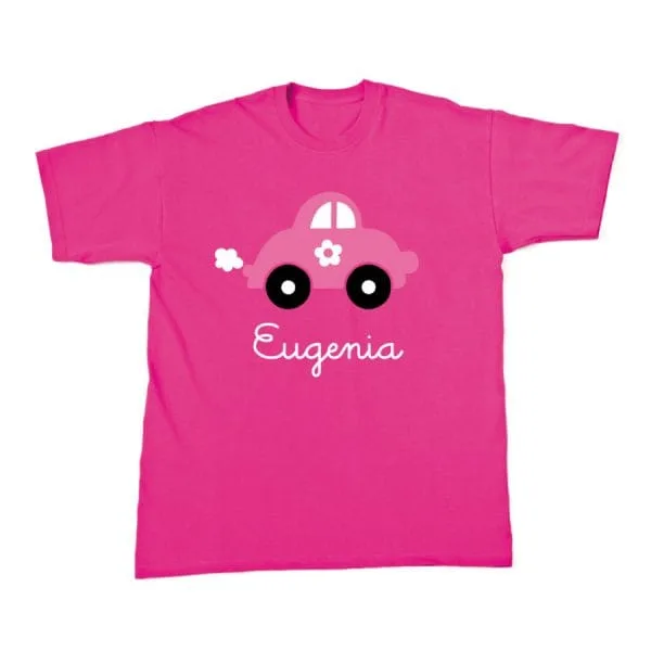 Camiseta coche flor
