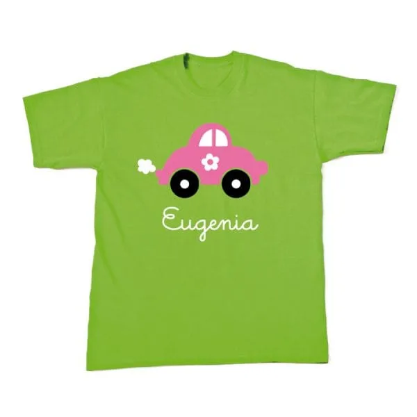 Camiseta coche flor - Imagen 12