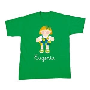 Camiseta cuadritos niña