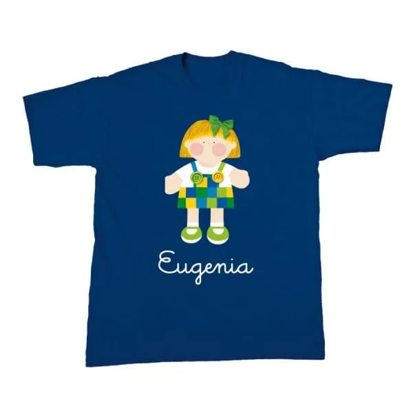 Camiseta cuadritos niña - Imagen 5