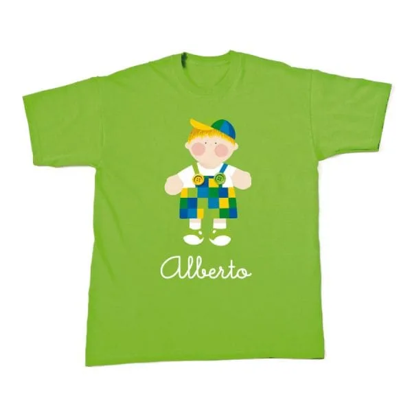 Camiseta cuadritos niño - Imagen 4