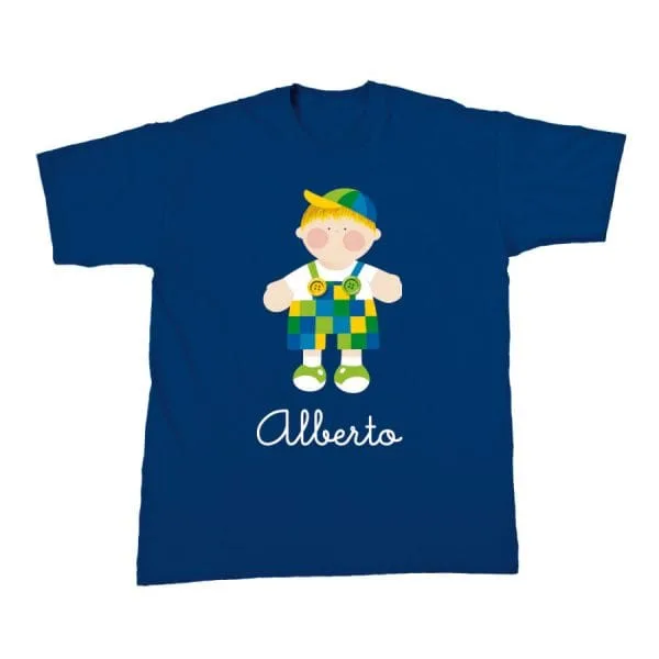 Camiseta cuadritos niño - Imagen 6