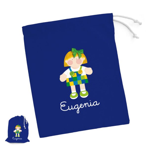 Bolsa merienda cuadritos niña - Imagen 5