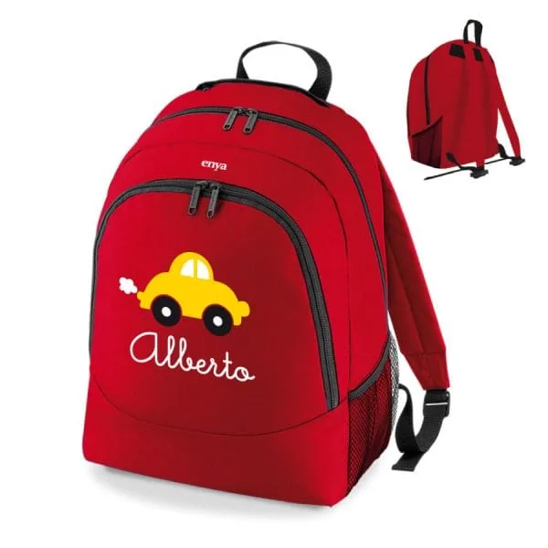 Mochila escolar grande coche - Imagen 2
