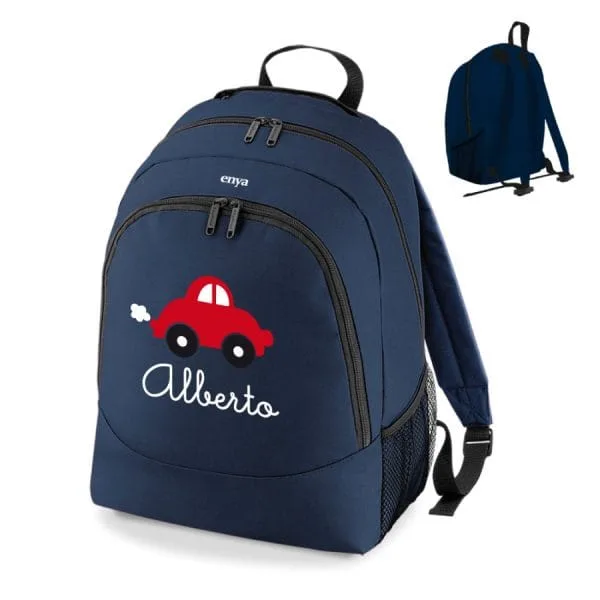 Mochila escolar grande coche - Imagen 4