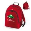 Mochila escolar grande coche