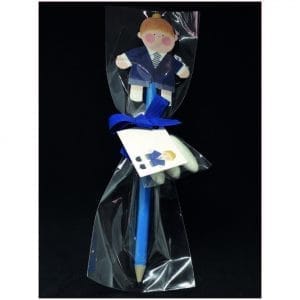 Llapis nen comunio traje blau (fórex) amb 3 peladilles.