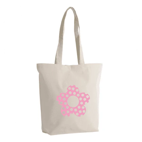 Bolsa tote ORCHID flor rosa