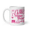 Taza MEJOR PROFE fucsia