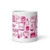 Taza MEJOR PROFE fucsia - Imagen 2