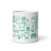 Tassa MILLOR PROFE verd mint - Imatge 2