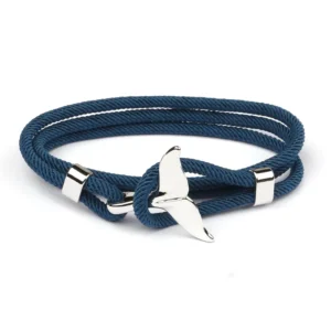 Polsera Cua de Peix Blau Marí